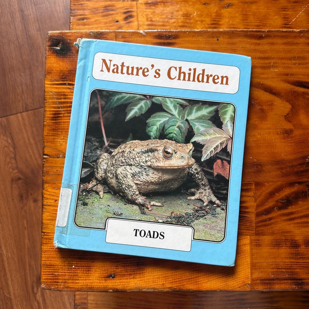 Vintage 2001 Nature's Children Toads Hardcover Book